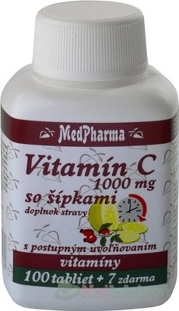 MedPharma VITAMÍN C 1000 MG so šípkami, 100+7 zadarmo