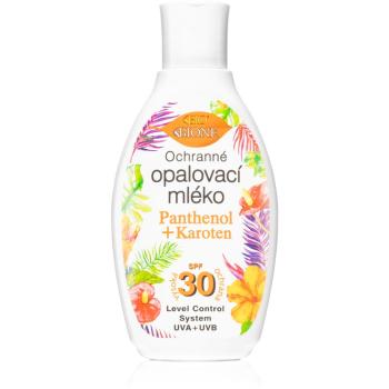 Bione Cosmetics Panthenol + Karoten ochranné opaľovacie mlieko SPF 30 130 ml