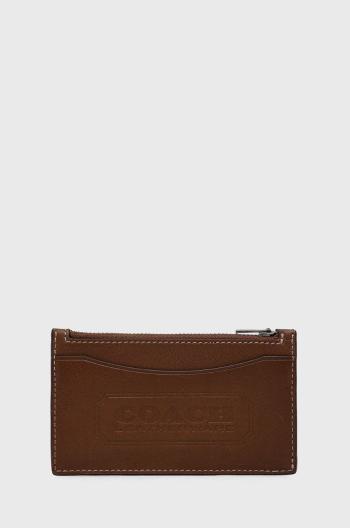 Peňaženka Coach pánsky, hnedá farba