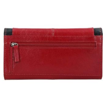 Lagen Dámska peňaženka kožená BLC/4228 Červená/Čierna