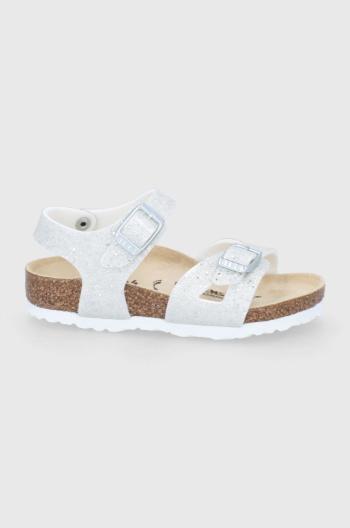 Detské sandále Birkenstock biela farba