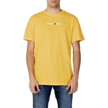 Tommy Jeans  Tričká s krátkym rukávom CAMISETA HOMBRE   DM0DM14984  Žltá