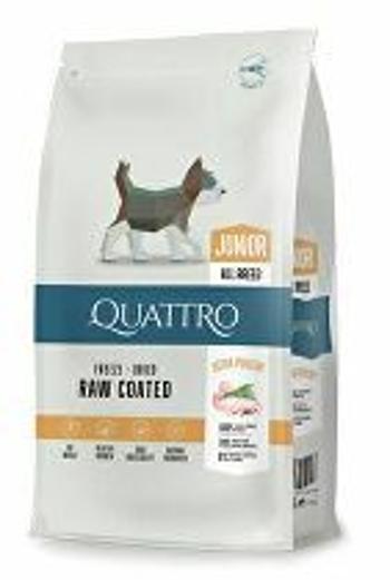 QUATTRO Dog Dry Premium All Breed Junior Poultry 7kg 3 + 1 zadarmo