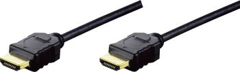 Digitus HDMI prepojovací kábel #####HDMI-A Stecker, #####HDMI-A Stecker 2.00 m čierna AK-330114-020-S high speed HDMI s