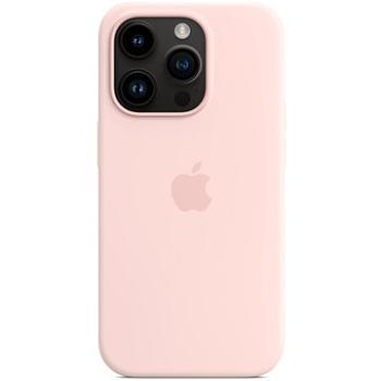Apple iPhone 14 Pro Silikónový kryt s MagSafe kriedovo ružový (MPTH3ZM/A)