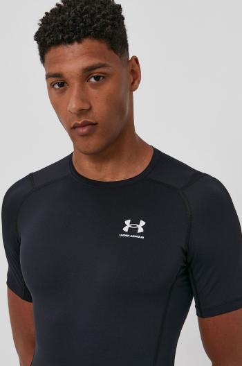Tréningové tričko Under Armour 1361518 čierna farba, jednofarebné