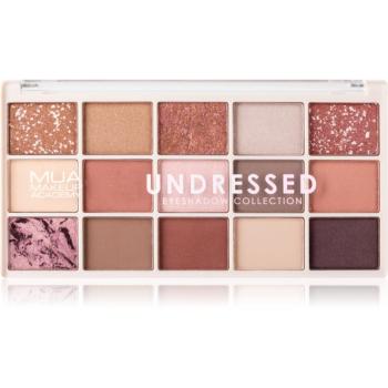 MUA Makeup Academy Professional 15 Shade Palette paletka očných tieňov odtieň Undressed 12 g