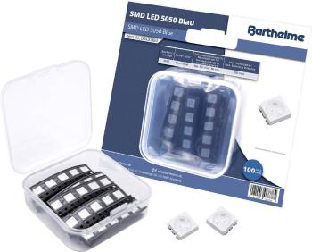 Barthelme  sada SMD LED  5050 modrá 600 mcd 120 ° 60 mA 3 V 100 ks Bulk