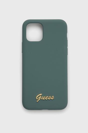 Puzdro na mobil Guess zelená farba