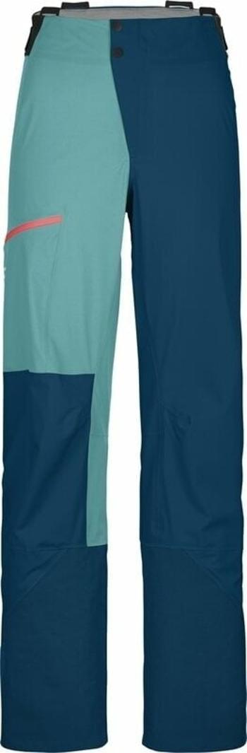 Ortovox 3L Ortler Pants W Petrol Blue S Lyžiarske nohavice