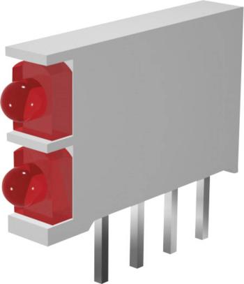 Signal Construct DBI01302 LED modul  2-násobný červená, zelená  (d x š x v) 15.5 x 2.5 x 12 mm