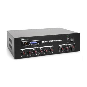 Power Dynamics PBA30, 100 V zosilňovač, 30 W, USB/SD, MP3, bluetooth