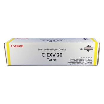 CANON C-EXV20 Y - originálny toner, žltý, 35000 strán