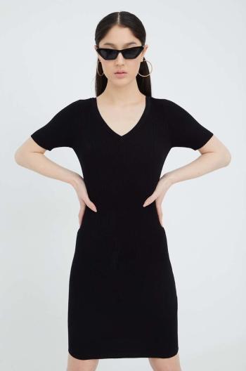Šaty JDY čierna farba, mini, priliehavá