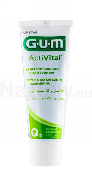 GUM ActiVital Q10 zubná pasta 75 ml