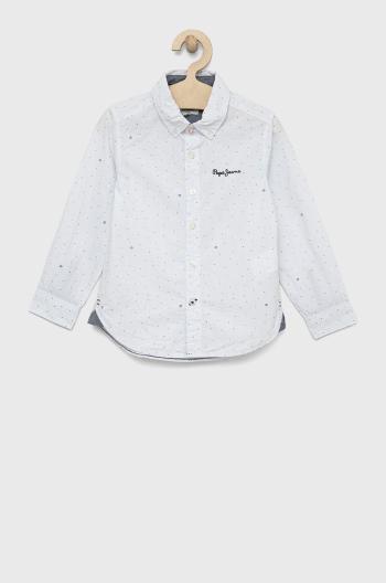 Detská bavlnená košeľa Pepe Jeans Kingston