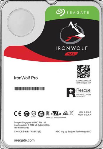 Seagate ST12000NE0008 interný pevný disk 8,9 cm (3,5 ") 12 TB IronWolf Pro Bulk SATA III CMR