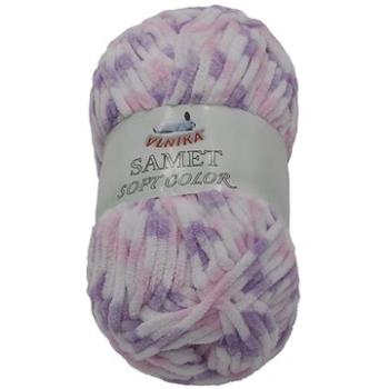 Samet Soft color 100 g – 11 ružová, fialová, biela (7105)