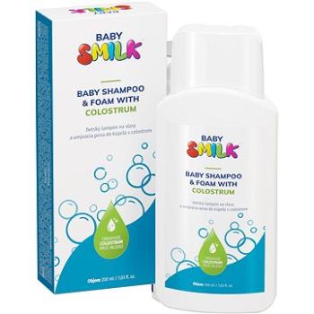 Babysmilk detský šampón a pena do kúpeľa s kolostrom 200 ml (8595691600292)