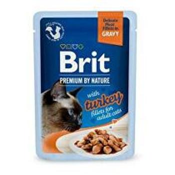 Brit Premium Cat D Fillets in Gravy with Turkey 85g