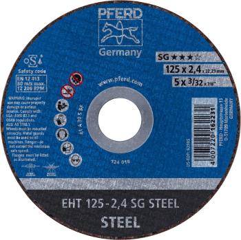 PFERD SG STEEL 61321222 rezný kotúč rovný  125 mm 22.23 mm 25 ks