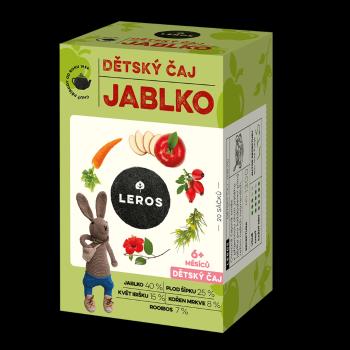 Leros Detský čaj jablko, 20 x 2 g