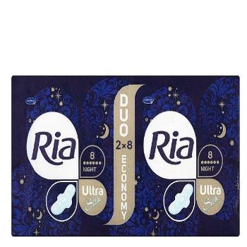 Ria Ultra Silk normal PLUS NIGHT DUOPACK hygienické vložky 2x8ks (16ks)