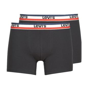 Levis  MEN SPRTSWR PACK X2  Boxerky Čierna