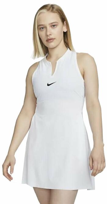 Nike Dri-Fit Advantage Womens Tennis Dress White/Black XS