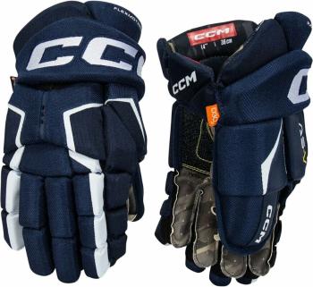 CCM Hokejové rukavice Tacks AS-V SR 14 Navy/White