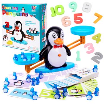 Vzdelávacia váha s číslami - veľký tučniak