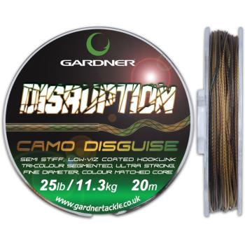 Gardner náväzcová šnúra disruption 20 m-nosnosť 25lb / farba green