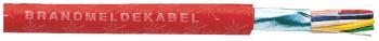 Faber Kabel 100057 kábel pre požiarne hlásiče J-Y(ST)Y 4 x 2 x 0.8 mm červená metrový tovar