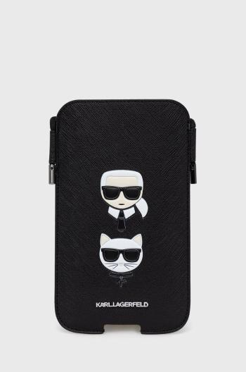 Obal na mobil Karl Lagerfeld 6,1'' čierna farba