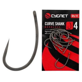 Cygnet háčiky curve shank hooks barbless 10 ks - veľkosť 6