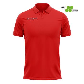 POLO COTONE PIQUET SUMMER ROSSO Tg. 3XL