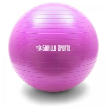 Gorilla Sports Gymnastická lopta, 55 cm, fialová