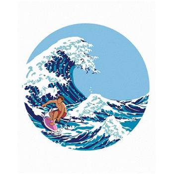 Maľovanie podľa čísel – Muž na vlne – inšpirácia Kacušika Hokusai (HRAbz33544nad)