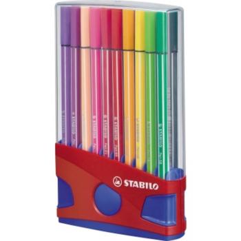 Stabilo fix STABILO Pen 68 ColorParade 6820-04 rôzne farby triedené 1 mm 20 ks 20 ks