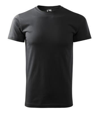 MALFINI Pánske tričko Basic - Ebony gray | S
