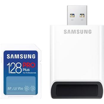 Samsung SDXC 128 GB PRO PLUS + USB adaptér (2023) (MB-SD128SB/WW)