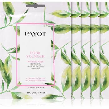 Payot Morning Mask Look Younger liftingová plátenná maska 5 ks