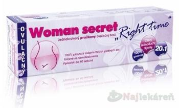 Woman secret RIGHT TIME ovulačný test 1x20ks