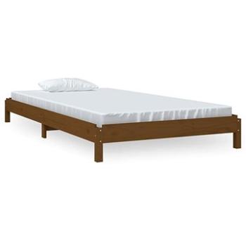 Stohovateľná posteľ medovo hnedá 80 × 200 cm masívna borovica, 820400