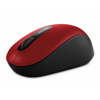 Microsoft Myš Bluetooth Mobile Mouse 3600, 1000DPI, Bluetooth, optická, 3tl., bezdrôtová, červená, 1 ks AA, klasická, BlueTrack