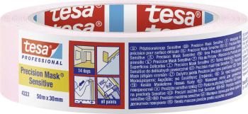 tesa PRECISION SENSITIVE 04333-00019-02 krepová lepiaca páska Precízny krep® svetle staroružová (d x š) 50 m x 30 mm 1 k