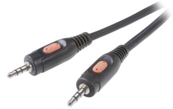 SpeaKa Professional SP-7870220 jack audio prepojovací kábel [1x jack zástrčka 3,5 mm - 1x jack zástrčka 3,5 mm] 2.50 m č