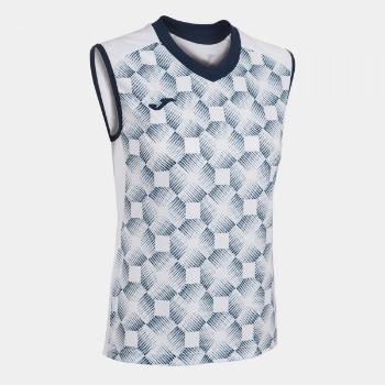 SUPERNOVA III SLEEVELESS SHIRT WHITE NAVY L