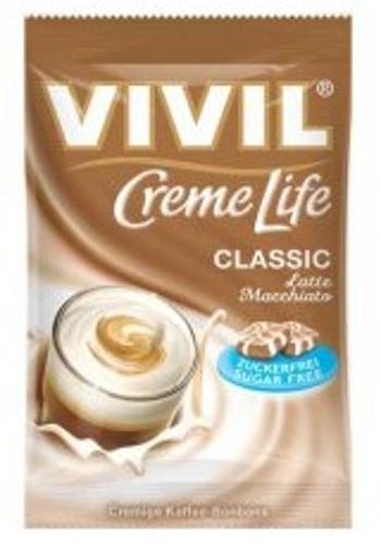 Vivil Bonbons Creme Life Classic drops s kávovo-smotanovou príchuťou bez cukru 110 g