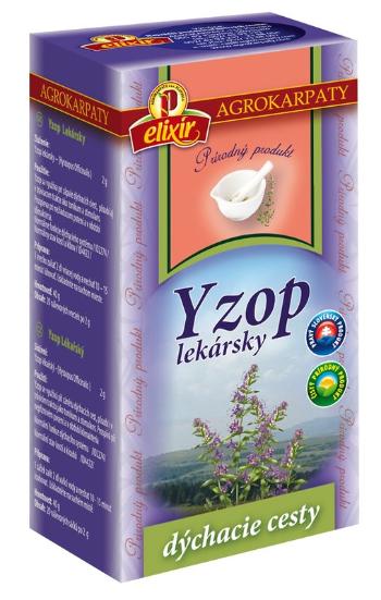 Agrokarpaty Yzop Lekársky protizápalový čaj vrecúška 10 x 2 g